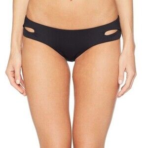 BECCA Rebecca Virtue Women's Color Code cut Out Hipster Bottom sz XS Black